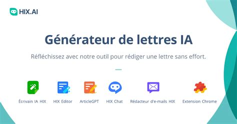 générateur de lettres.